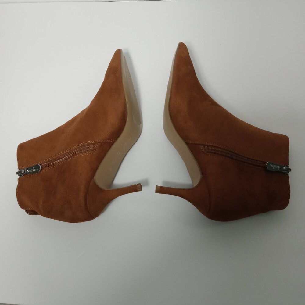 CHARLES by Charles David Womens Brown Carmel Faux Suede Ankle Boot Size 7 - Picture 8 of 13